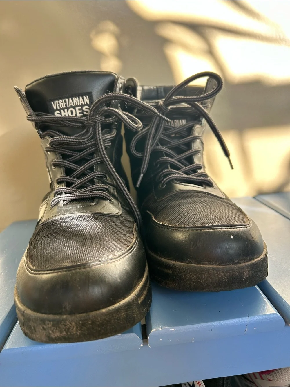 Vegetarian Shoes  Men's Black Tactical Boots